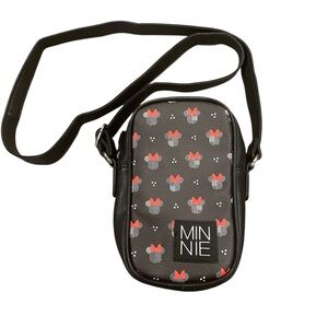Danielle Nicole Black and Red Minnie Mouse Crossbody